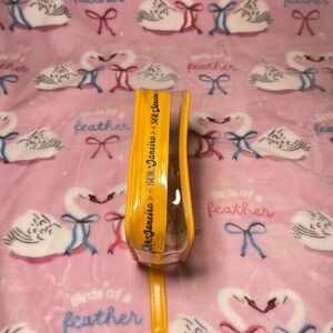 Sol de Janeiro Vibrant Yellow and Transparent Pouch